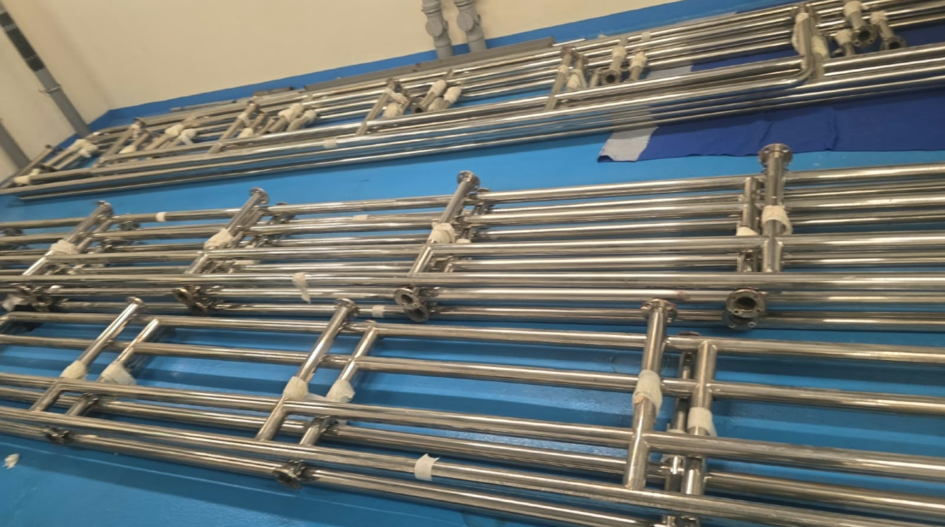 Industrial stainless steel tube frames scrap